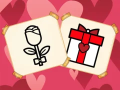 Joc Valentine Present Coloring en línia