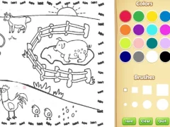 Joc Farming Coloring Book For Kids en línia