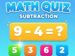 Joc Math Quiz - Subtraction en línia
