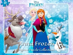 Joc Anna Frozen Jigsaw Puzzle Collection en línia