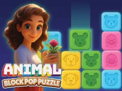 Joc Animal Block Pop Puzzle en línia