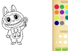 Joc Labubu Doll Coloring Book for Kids en línia