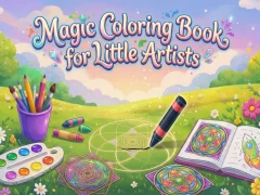 Joc Magic Coloring Book for Little Artists en línia
