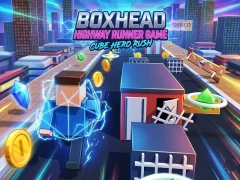Joc Boxhead Highway Runner Game en línia