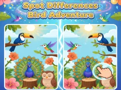 Joc Spot Differences Bird Adventure en línia