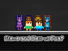 Joc Steve and Alex vs Fnaf en línia
