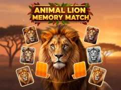 Joc Animal Lion Memory Match en línia