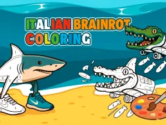 Joc Italian Brainrot Coloring en línia