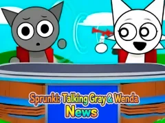 Joc Sprunki: Talking Gray & Wenda News en línia