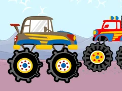 Joc Fun Monster Trucks Jigsaw en línia