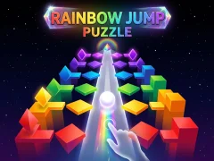 Joc Rainbow Jump Puzzle en línia