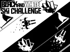 Joc Black and White Ski Challenge en línia