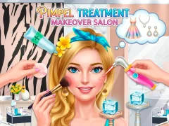 Joc Pimple Treatment Makeover Salon en línia