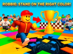 Joc Robbie: Stand on the Right Color! en línia