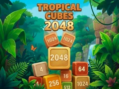 Joc Tropical Cubes 2048 en línia