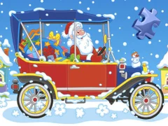 Joc Christmas Cars Jigsaw en línia