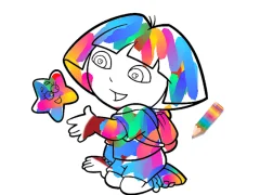 Joc Jungle Girl: Coloring Pages en línia