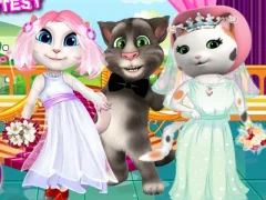 Joc White Kittens Bride Contest en línia