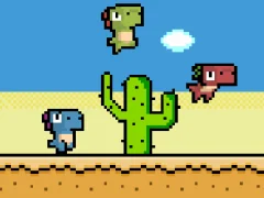 Joc Pixel Dino Run en línia