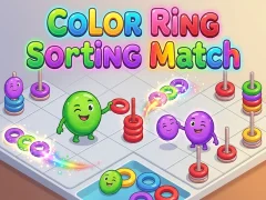 Joc Color Ring Sorting Match en línia