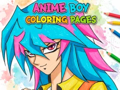 Joc Anime Boy Coloring Pages en línia