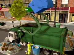 Joc Town Clean Garbage Truck en línia