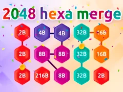 Joc 2048 Hex Chain Merge en línia