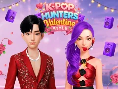 Joc K-Pop Hunters Valentine Style en línia