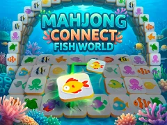 Joc Mahjong Connect Fish World en línia