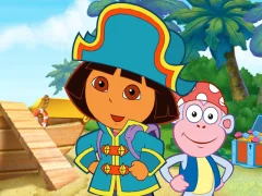 Joc Dora The explorer Dora's Pirate Boat Treasure Hunt en línia