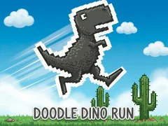 Joc Doodle Dino Run en línia