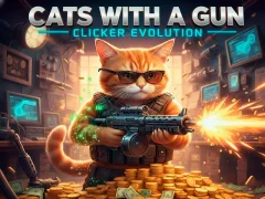 Joc Cats with a Gun Clicker Evolution en línia
