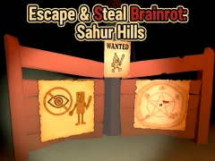 Joc Escape & Steal Brainrot: Sahur Hills en línia