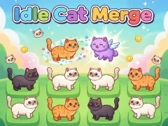 Joc Idlle Cat Merge en línia