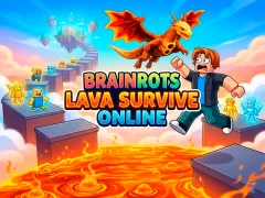 Joc Brainrots Lava Survive Online en línia