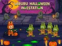 Joc Labubu Halloween Infestation en línia