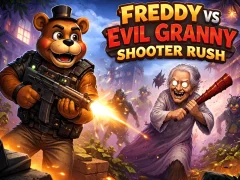 Joc Freddy vs Evil Granny Shooter Rush en línia