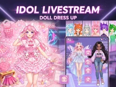 Joc Idol Livestream: Doll Dress Up en línia
