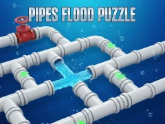 Joc Pipes Flood Puzzle en línia