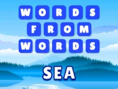 Joc Words from words: Sea en línia