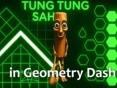 Joc Tung Tung Sahur in Geometry Dash en línia