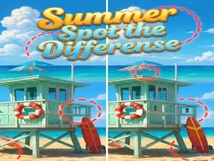 Joc Summer Spot the Differense en línia