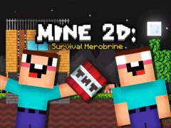 Joc Mine 2D Survival Herobrine en línia