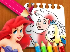 Joc The Little Mermaid Coloring Book en línia