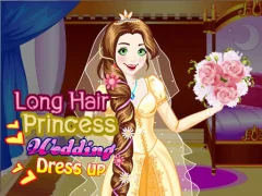 Joc Long Hair Princess Wedding Dress up en línia