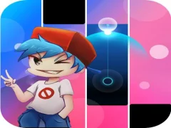 Joc Friday night funkin Piano Tiles en línia