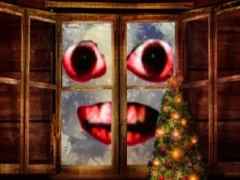 Joc New Year: Santa Claus outside the window en línia