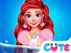 Joc Princess Turned Into Mermaid en línia