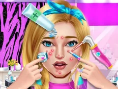 Joc Pimple Treatment Makeover Salon en línia