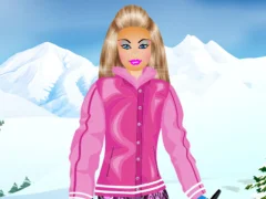 Joc Barbie Snowboard Dress en línia